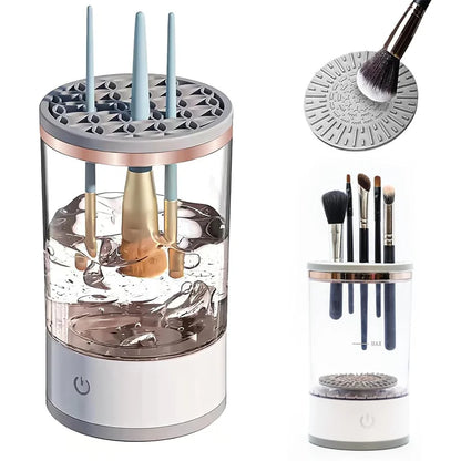 "Pro Spin Electric Makeup Brush Cleaner